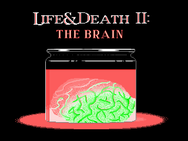 Life & Death II: The Brain (FM Towns) screenshot: Title screen