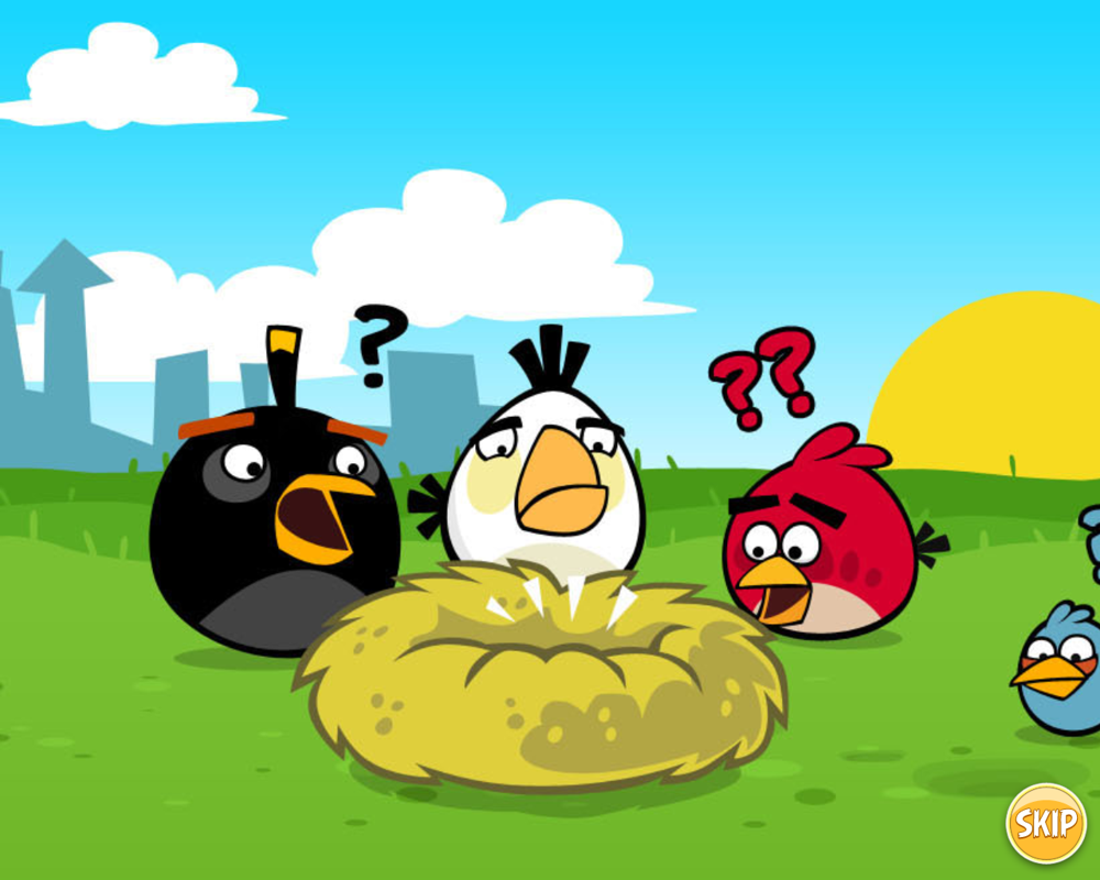 Angry Birds (Browser) screenshot: Intro
