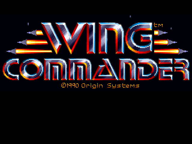 Wing Commander (FM Towns) screenshot: Title screen