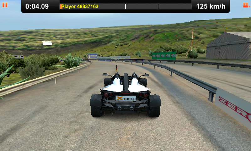 Race of Champions (Android) screenshot: Racing on Gran Canaria