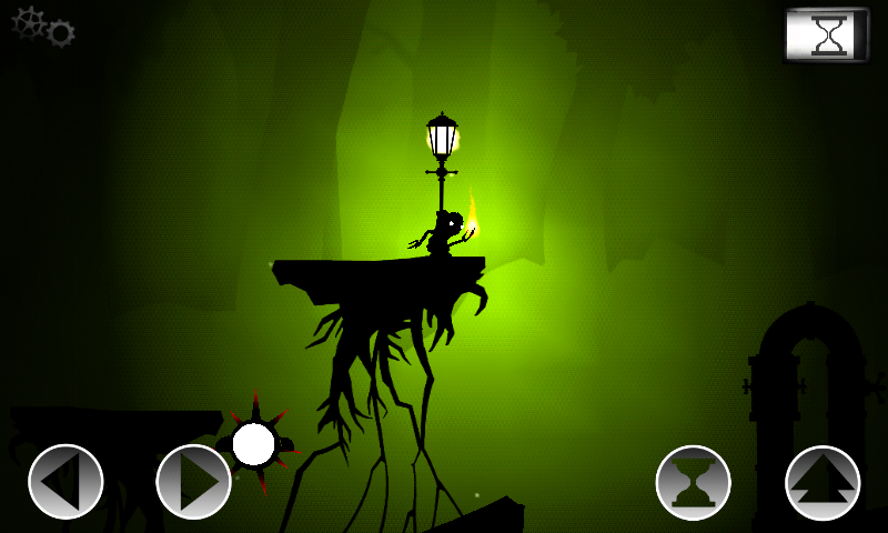 Oscura (Android) screenshot: Checkpoint activated.