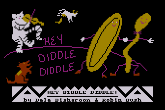 Hey Diddle Diddle (Atari 8-bit) screenshot: Title Screen