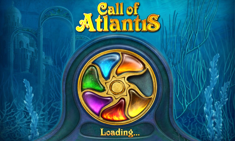 Call of Atlantis (Android) screenshot: Title screen