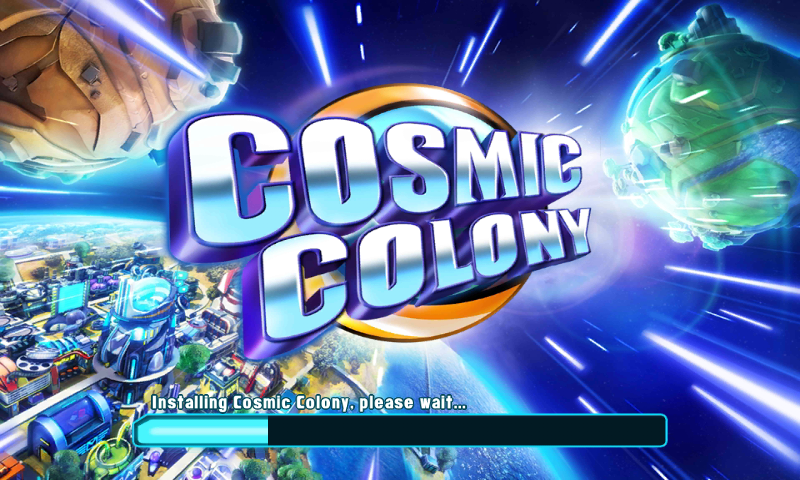Cosmic Colony (Android) screenshot: Loading screen