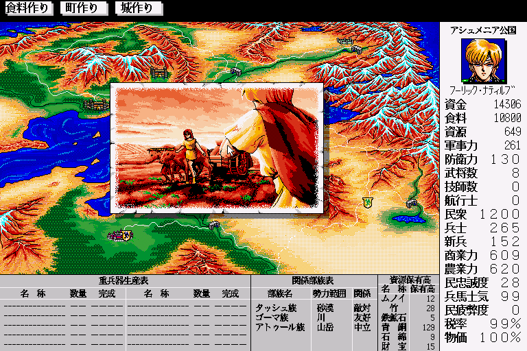 Joshua (Sharp X68000) screenshot: Helping villagers