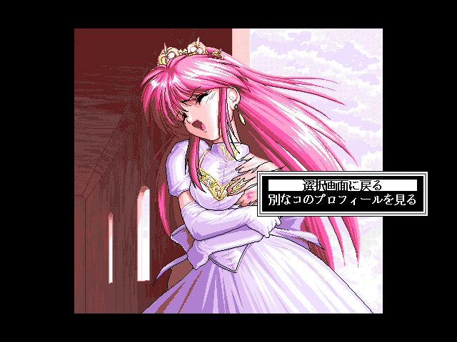 Jankirō (FM Towns) screenshot: ...princesses...