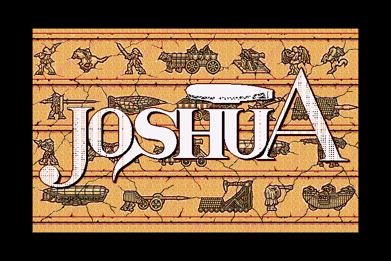 Joshua (Sharp X68000) screenshot: Title screen