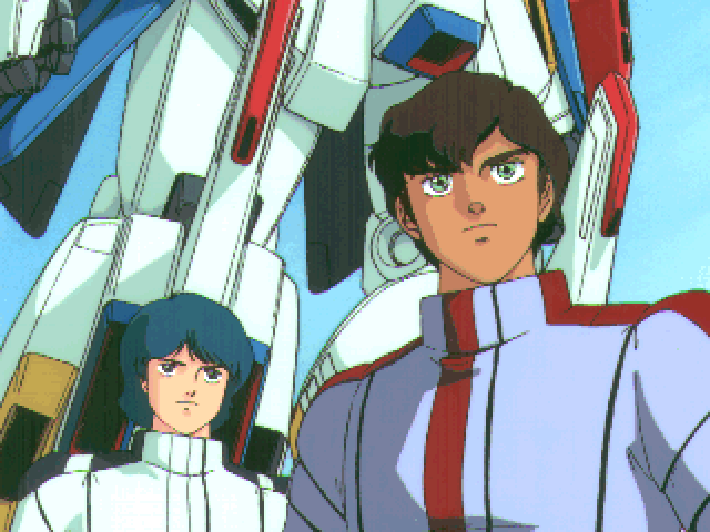 Screenshot of Mobile Suit Gundam: Hyper Desert Operation (FM Towns ...