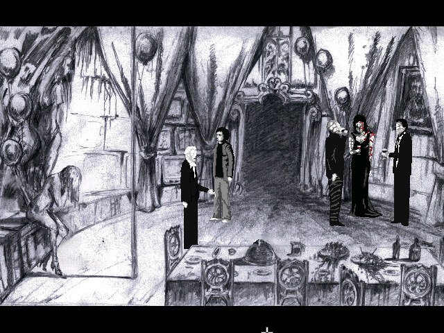 Downfall (Windows) screenshot: What a lively party...