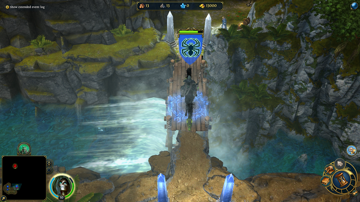 Might & Magic: Heroes VI - Danse Macabre (Windows) screenshot: Some nice environments.