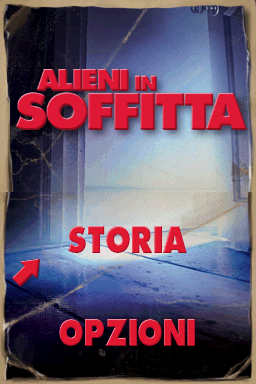Aliens in the Attic (Nintendo DS) screenshot: Italian title screen