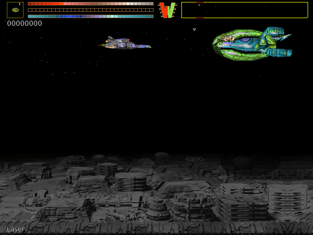 Blaster! (DOS) screenshot: Final level enemy