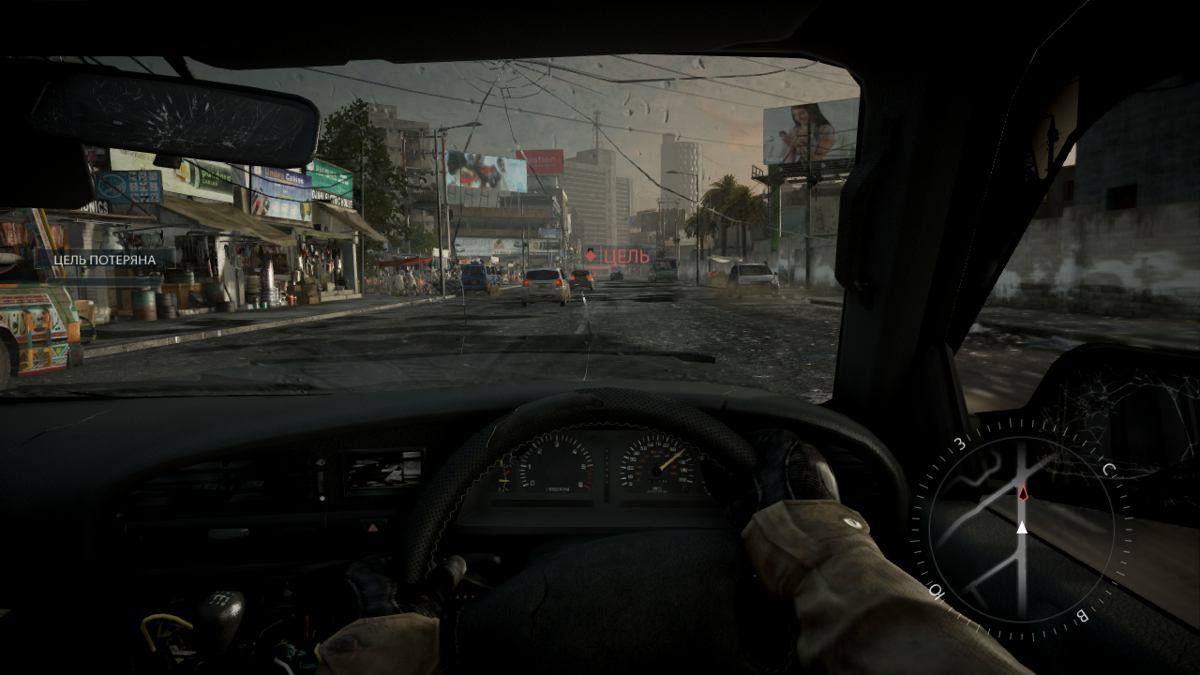 Medal of Honor: Warfighter (Windows) screenshot: ....which turns into a car chase! (Need of Honor? Medal for Speed?)