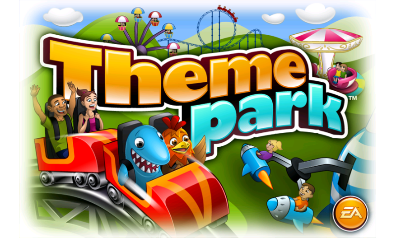 Theme Park (Android) screenshot: Title screen