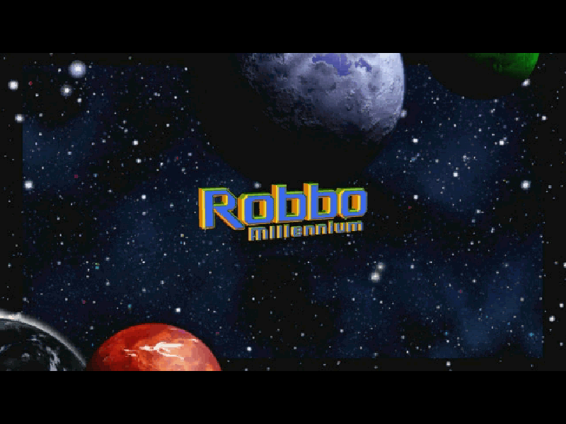 Robbo Millennium (Windows) screenshot: Title screen