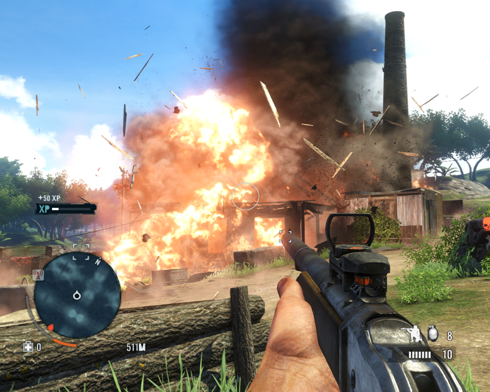 Far Cry 3 (Windows) screenshot: Kaboom!