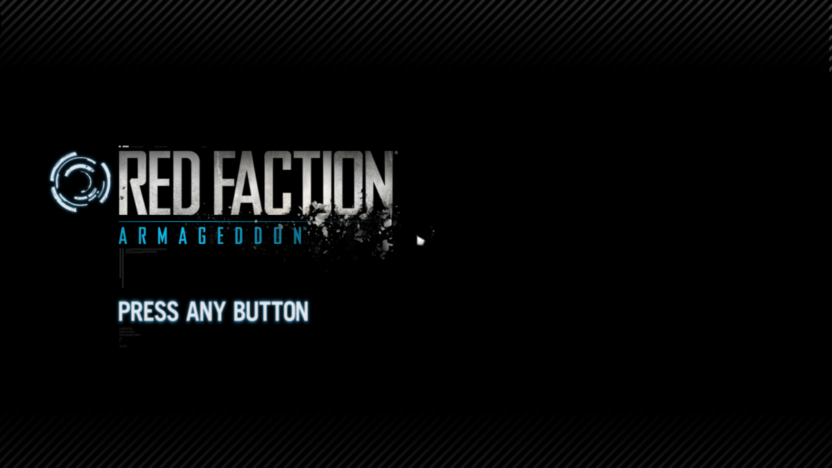 Red Faction: Armageddon (Windows) screenshot: Title screen