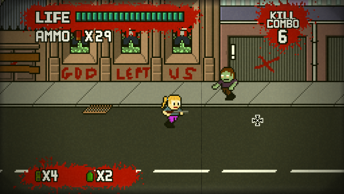 Dead Pixels (Windows) screenshot: My convict is infiltrating the city.
