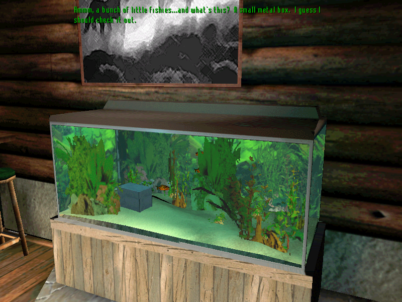 Tex Murphy: Overseer (Windows) screenshot: Fish tank.