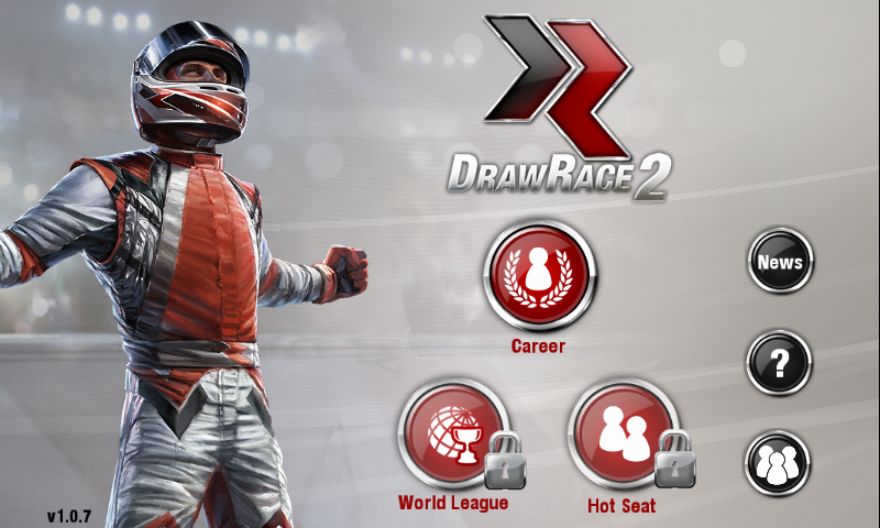 DrawRace 2 (Android) screenshot: Main menu
