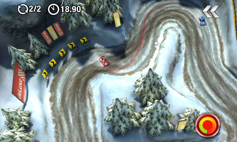 DrawRace 2 (Android) screenshot: Brake before corners to avoid skidding