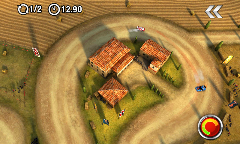 DrawRace 2 (Android) screenshot: Beautiful rural areas in Tuscany