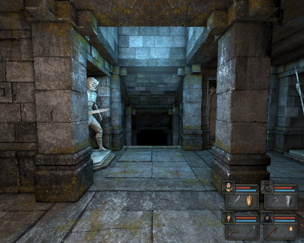 Legend of Grimrock (Windows) screenshot: There's a way to the next level