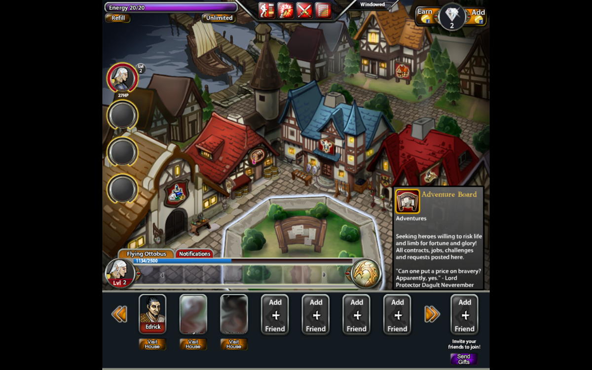 Dungeons & Dragons: Heroes of Neverwinter (Browser) screenshot: I thought Neverwinter was a big city.