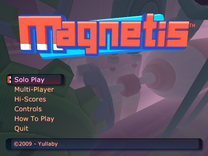Magnetis (Windows) screenshot: Main menu
