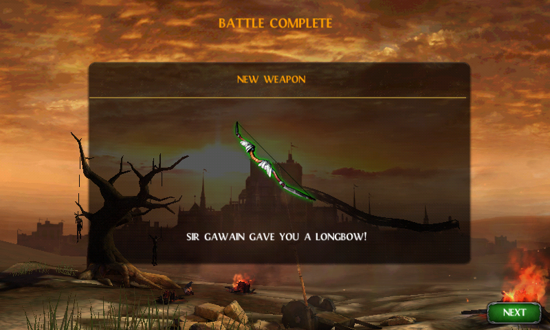 Wild Blood (Android) screenshot: A new weapon