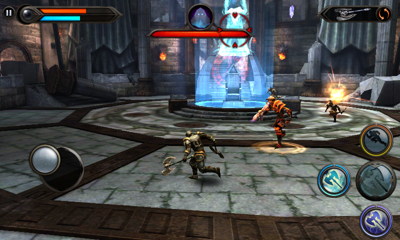 Wild Blood (Android) screenshot: Ghost boss fight