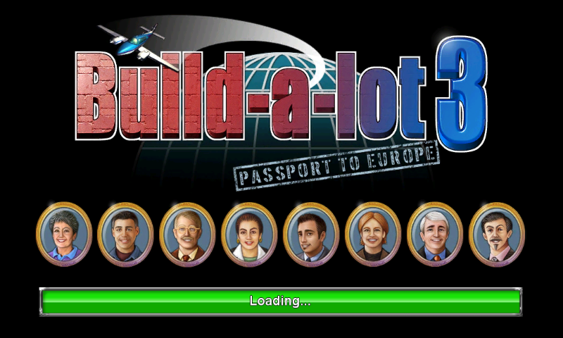 Build-a-lot 3: Passport to Europe (Android) screenshot: Loading screen