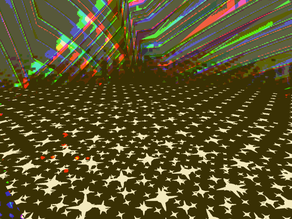 Slave of God (Windows) screenshot: A carpet of stars