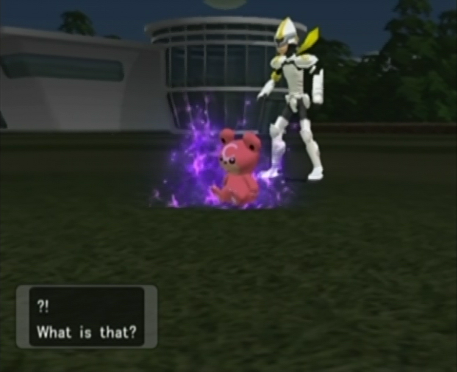 Pokémon XD: Gale of Darkness (GameCube) screenshot: Shadow Pokemon as they appear with the scouter.
