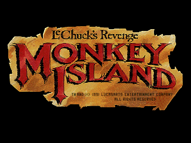 Monkey Island 2: LeChuck's Revenge (Macintosh) screenshot: Title screen