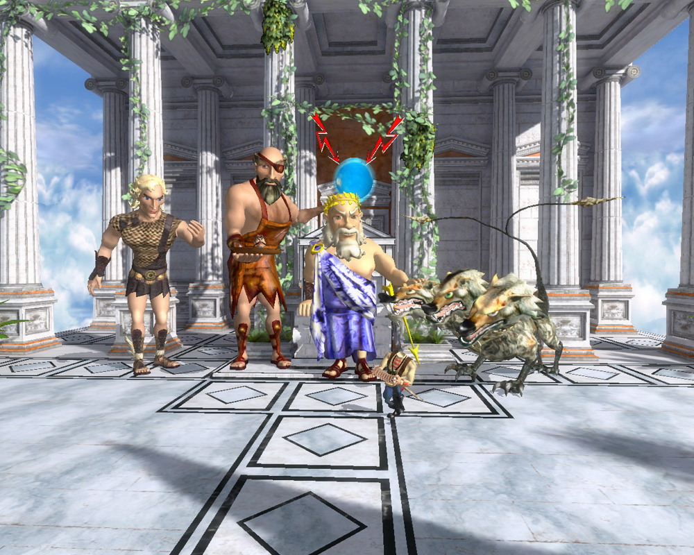 Petka VIII: Pokorenie Rima (Windows) screenshot: Gods of Olympus