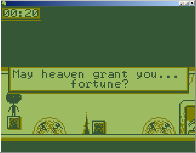 Tower of Heaven (Windows) screenshot: May heaven grant you fortune