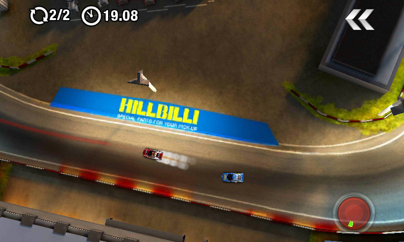 DrawRace 2 (Android) screenshot: Using the turbo boost