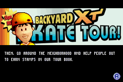 Backyard Skateboarding (Game Boy Advance) screenshot: More story