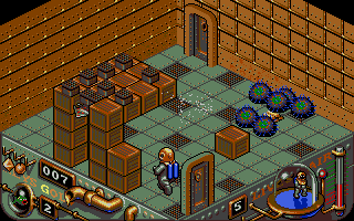 Treasure Trap (Atari ST) screenshot: Crates! Always CRATES!