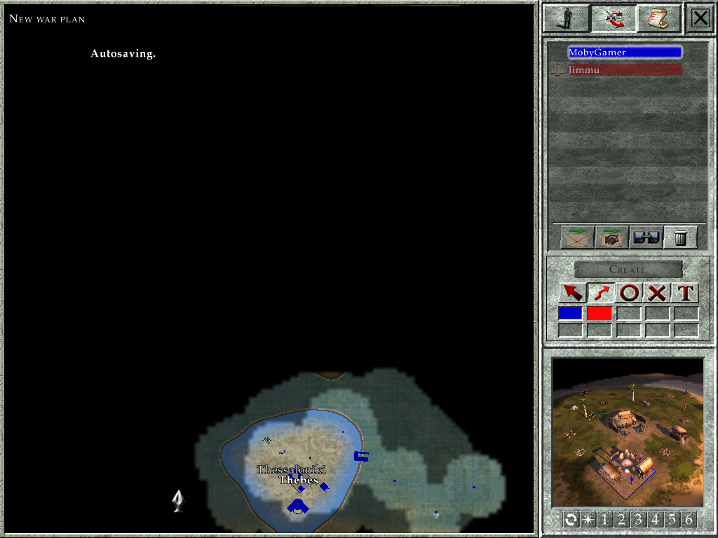 Empire Earth II (Windows) screenshot: Tactical map view