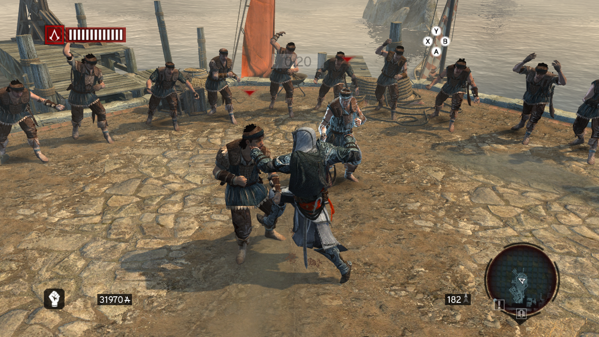 Assassin's Creed: Revelations (Windows) screenshot: Knuckle fight club