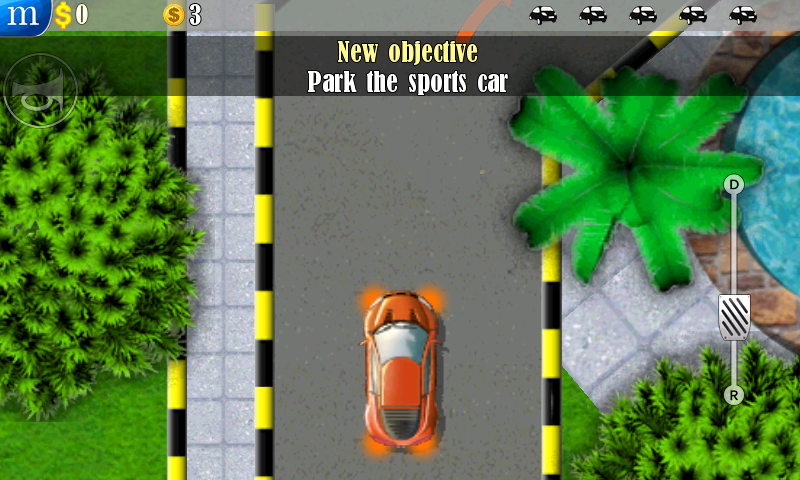 Parking Mania (Android) screenshot: Sports car