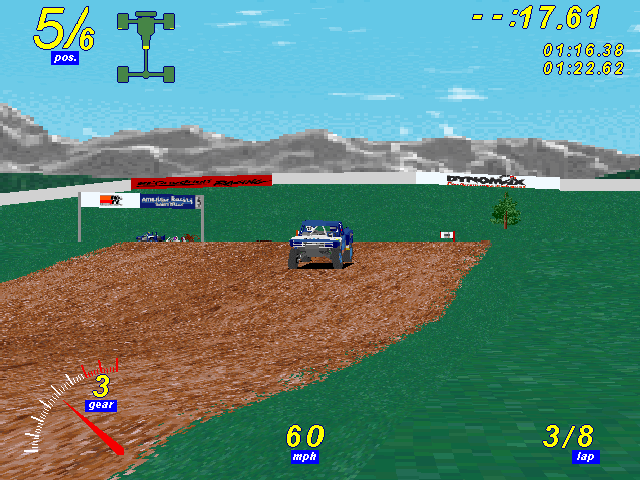 SODA Off-Road Racing (Windows) screenshot: TV cam view