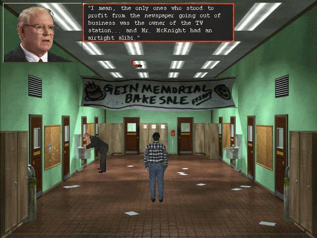 Harvester (DOS) screenshot: School memorial