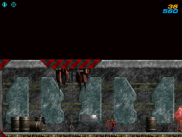 Entrance Gate (Windows) screenshot: Aiming enemy