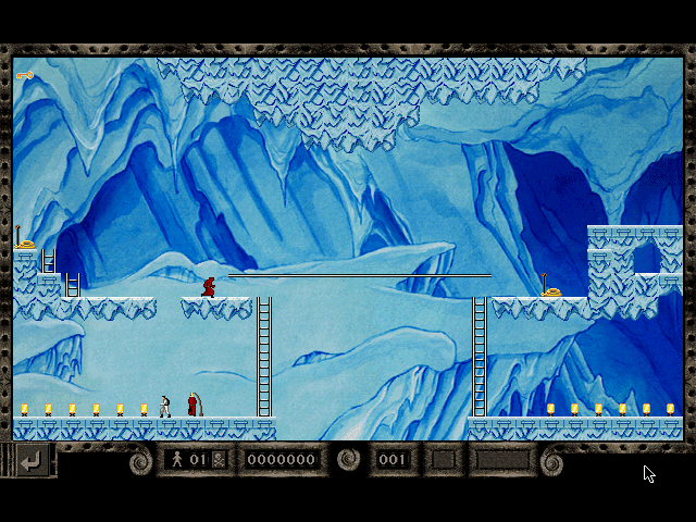 Lode Runner: The Legend Returns (DOS) screenshot: Problem? :)