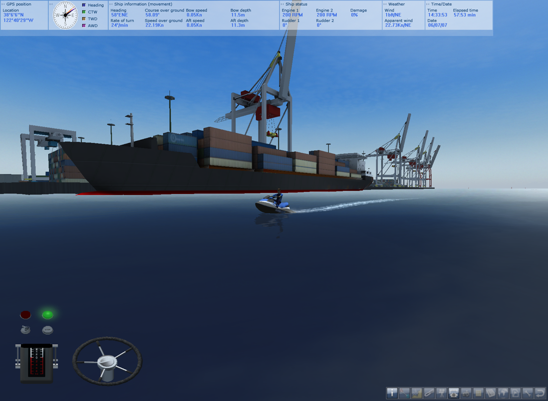 Screenshot of Ship Simulator 2008 (Windows, 2007) - MobyGames