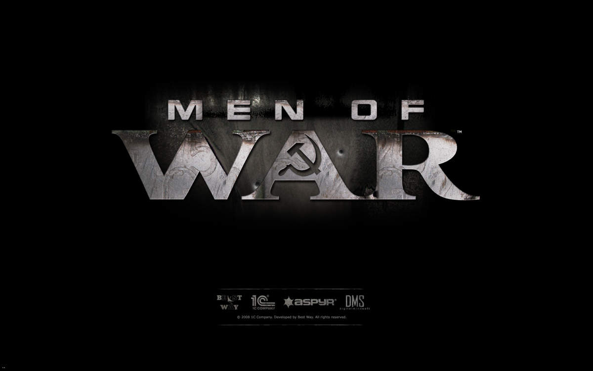 Men of War (Windows) screenshot: Title Screen