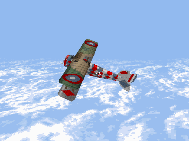 Flying Corps: Gold (DOS) screenshot: Full screen view